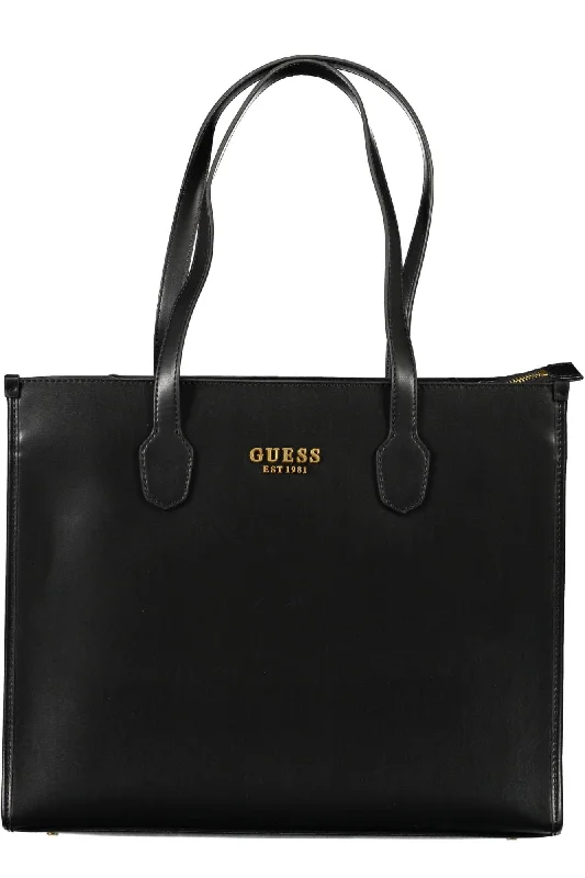 Bags For Urban And Trendy Looks Guess Jeans Chic  Polyurethane Shoulder Women's Bag