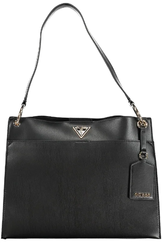 Affordable Bags Guess Jeans Chic Snap-Closure Shoulder Bag with Contrasting Women's Details