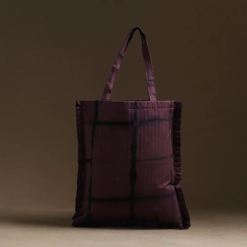 Luxury Bags With Premium Materials And Craftsmanship Handcrafted Cotton Frill Jhola Bag 04