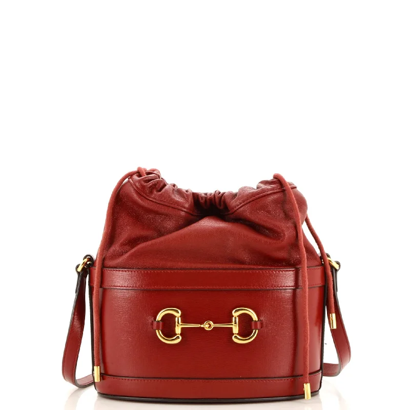 Luxurious But Budget-Friendly Bags Horsebit 1955 Bucket Crossbody Bag Leather Small