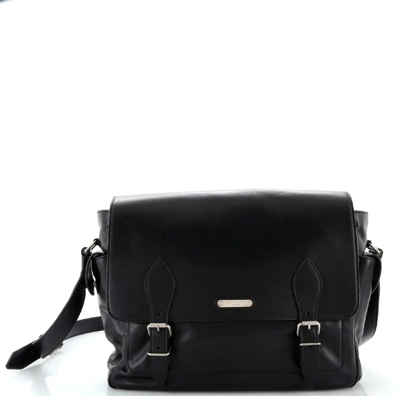 Professional Bags With Office Discounts ID Flap Messenger Bag Leather Medium