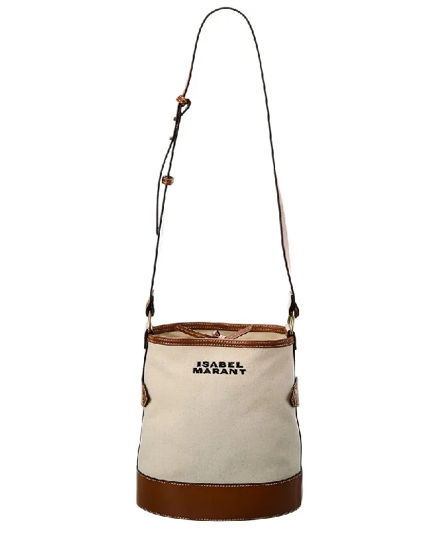 Cyber Monday Discounts On Bags Isabel Marant Canvas & Leather Shoulder Bag