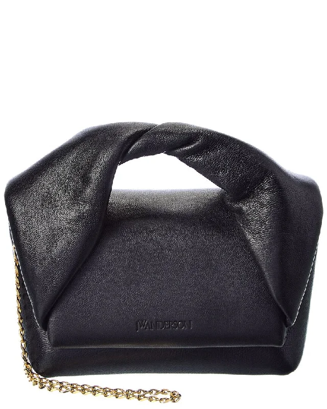 Luxury Seekers JW Anderson Twister Mini Leather Shoulder Bag