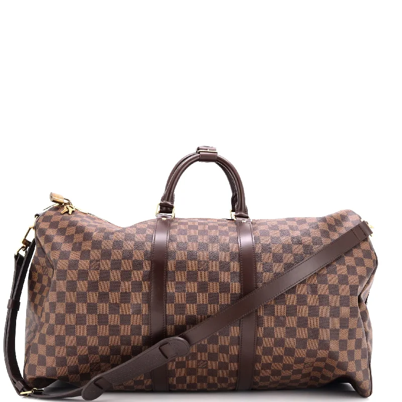 Luxury Bags On Sale Keepall Bandouliere Bag Damier 55
