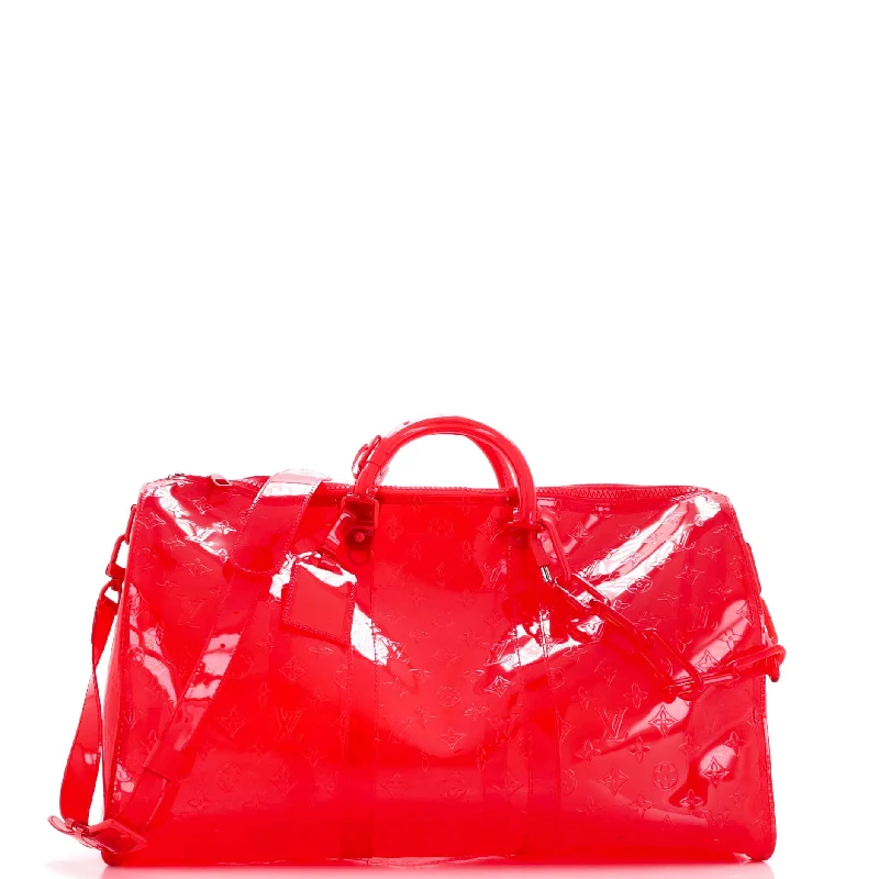 Limited-Time Offer On Trendy Bags Keepall Bandouliere Bag Limited Edition Monogram PVC 50