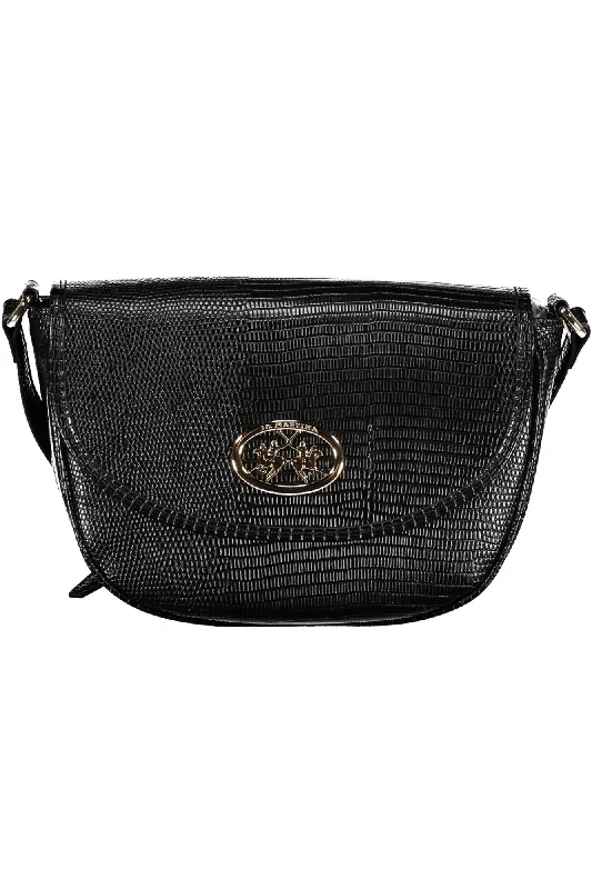 Black Friday Deals On Stylish Handbags La Martina Chic Contrasting Detail Shoulder Women's Bag