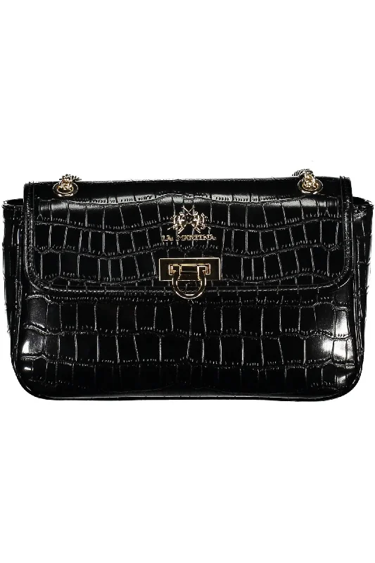 Retro Lovers La Martina Elegant Chain Shoulder Bag with Contrasting Women's Accents