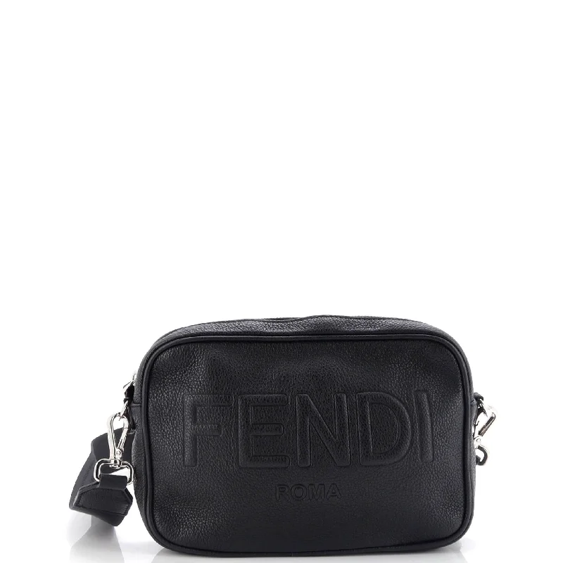 Bold And Flash-Sale Bags Logo Camera Bag Embossed Leather