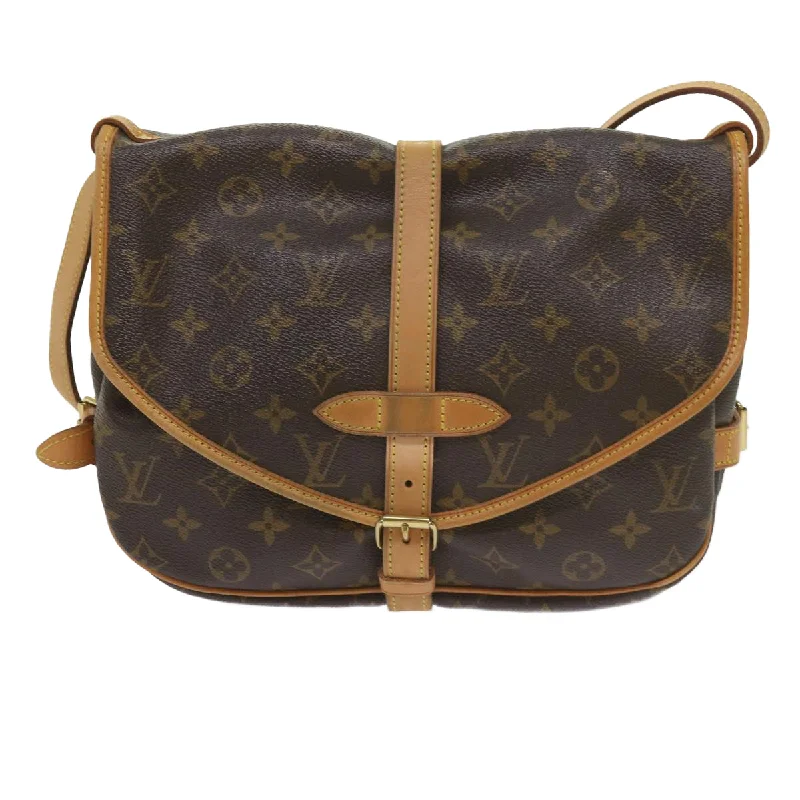 Affordable Bags For Budget Shoppers Louis Vuitton Saumur 30  Canvas Shoulder Bag (Pre-Owned)