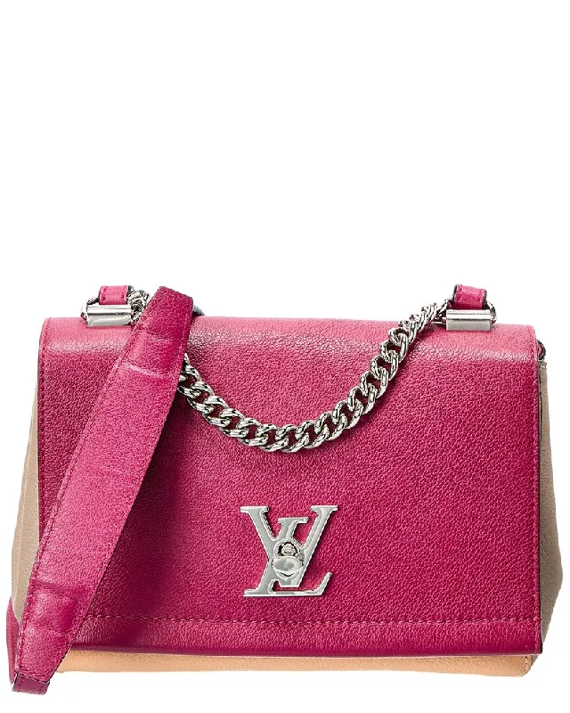 Seasonal Sale Bags Louis Vuitton Two-Tone Leather LockMe II BB (Authentic Pre-Owned)