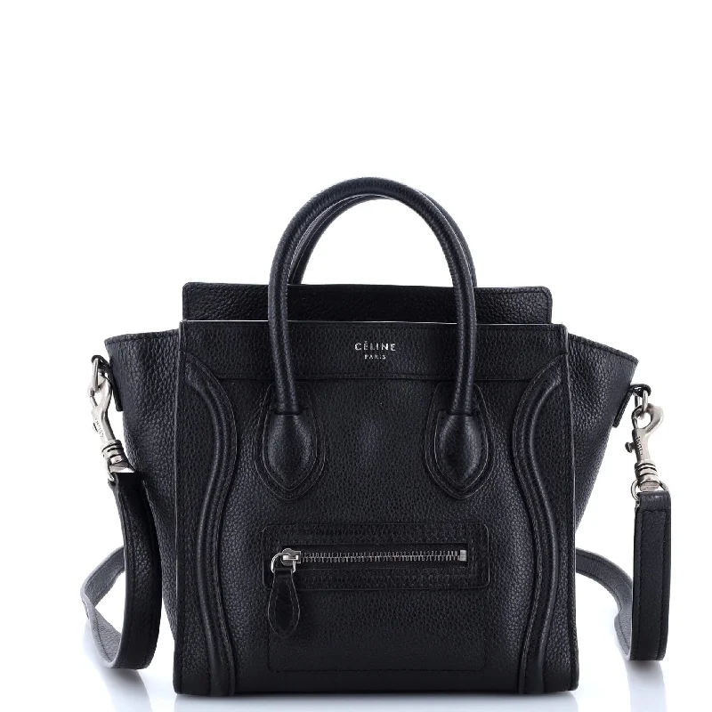 Designer Bags For Luxury Collectors Luggage Bag Grainy Leather Nano