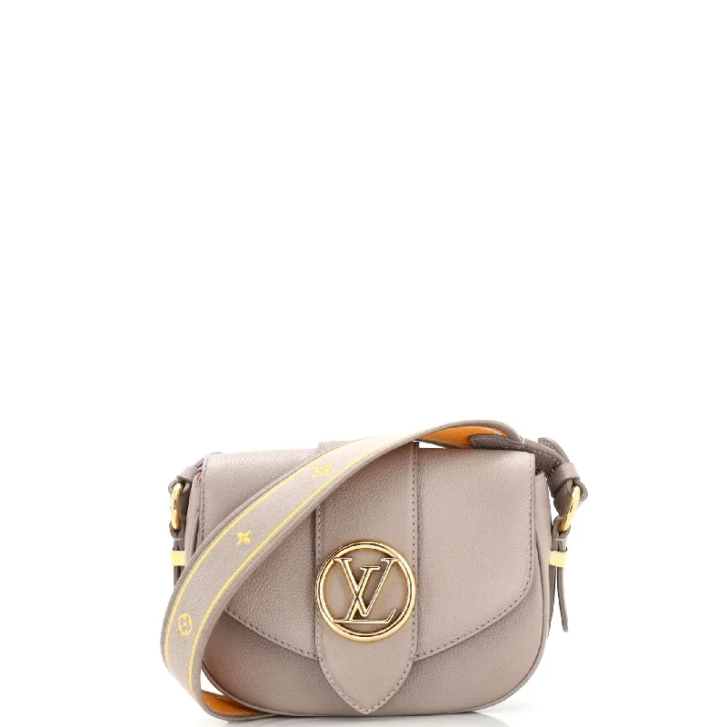 Elegant New Year Party Bags With Flash Sales LV Pont 9 Soft Bag Leather PM