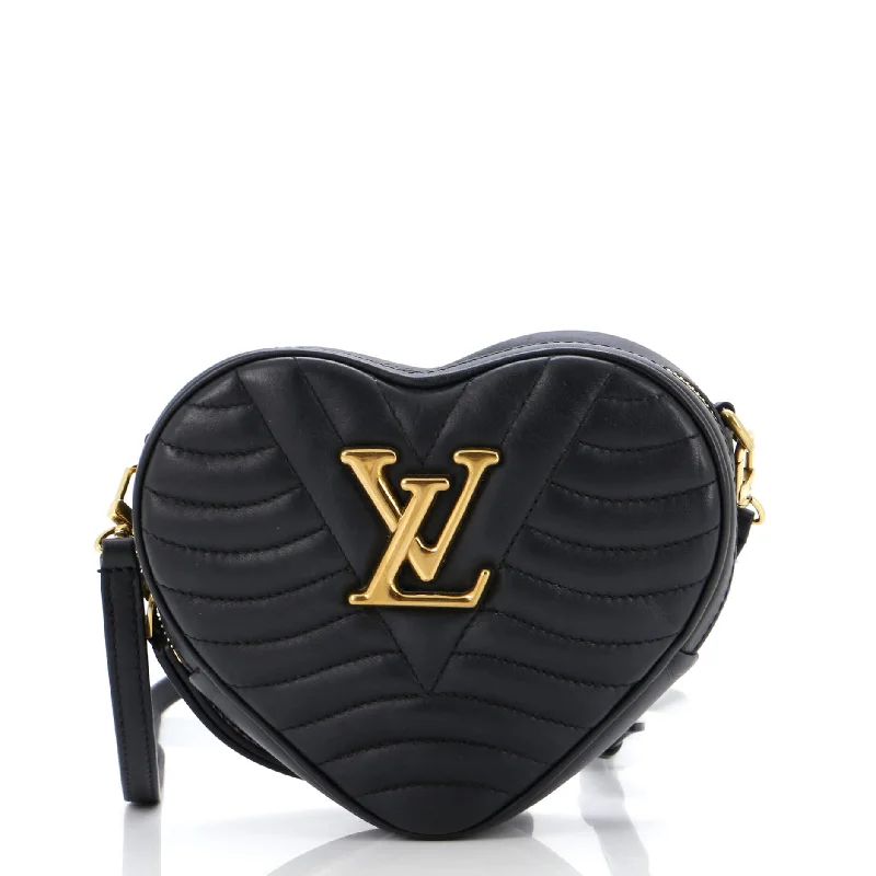 Uxury Designer Handbag Brands New Wave Heart Crossbody Bag Quilted Leather