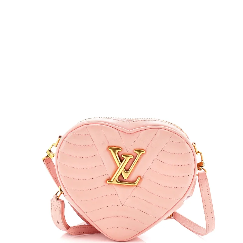Stylish And Affordable Bags For Every Occasion New Wave Heart Crossbody Bag Quilted Leather