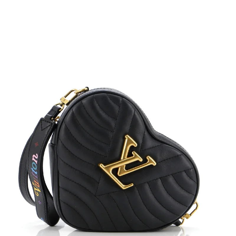 Bags With Seasonal Sales New Wave Heart Crossbody Bag Quilted Leather