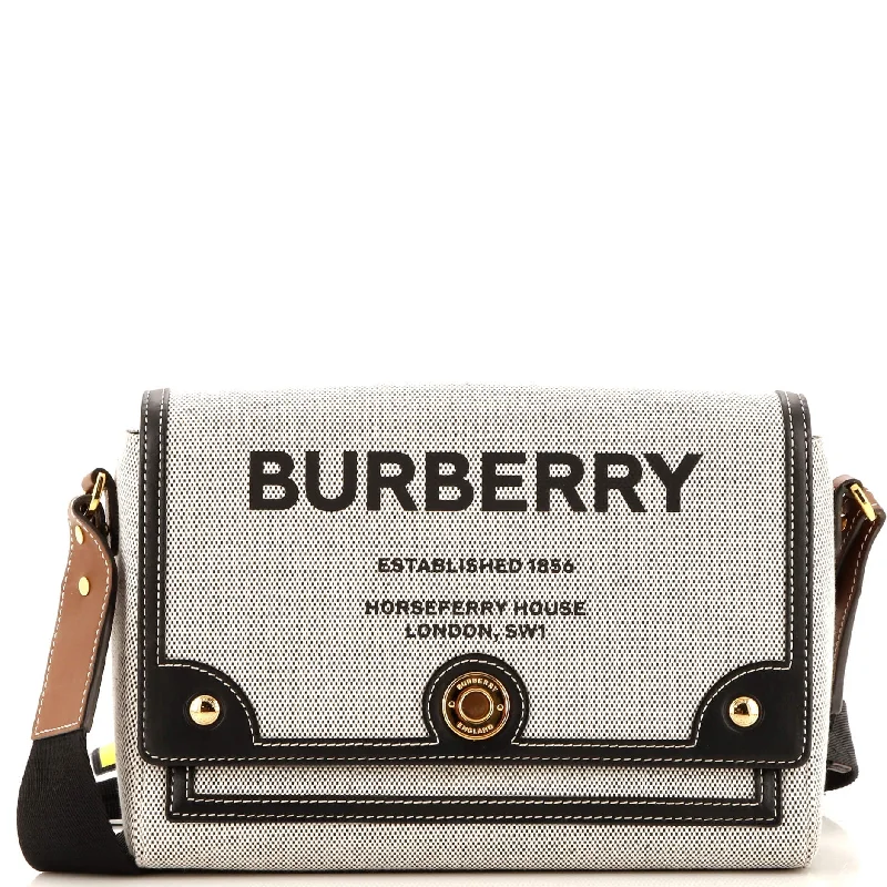 Scratch-Resistant And Luxury Sale Bags Note Crossbody Bag Canvas with Leather Medium