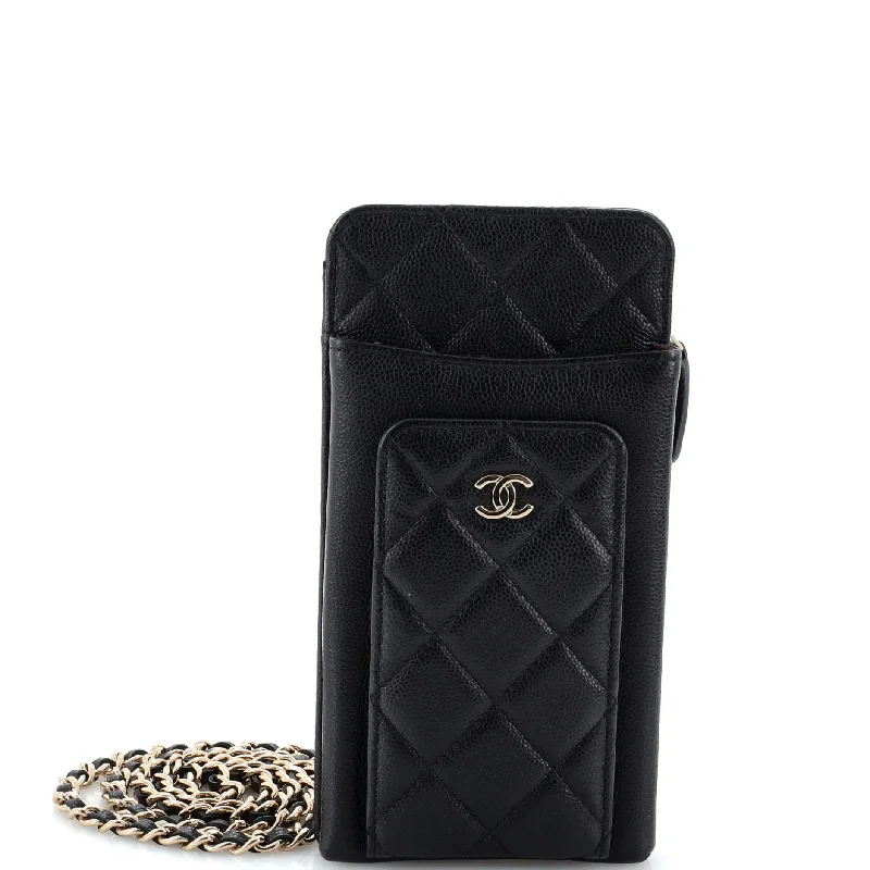 Luxury Bags On Sale O Phone Holder Crossbody Bag Quilted Caviar