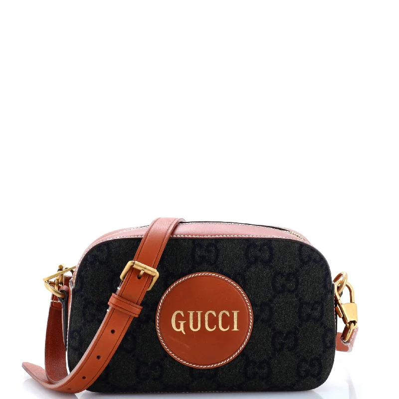 Tote Bag For Office Use Off the Grid Camera Bag GG Wool and Leather