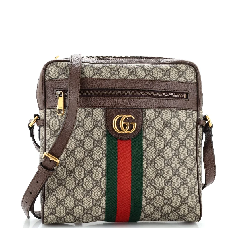 Stylish Bags With Discounts Ophidia Messenger Bag GG Coated Canvas Medium