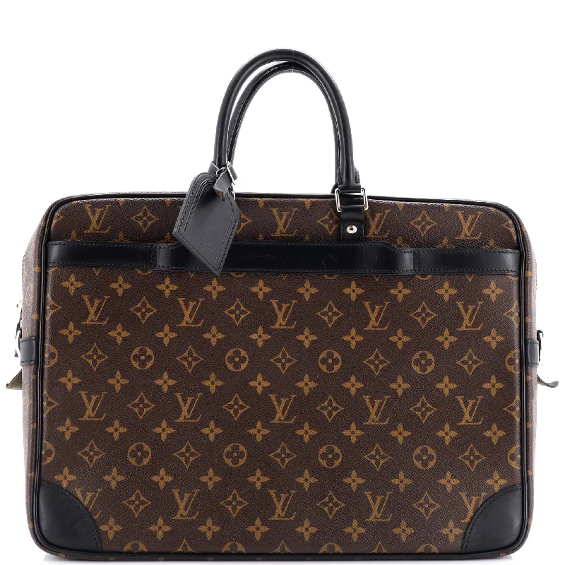 Clearance-Priced Bags Porte-Documents Voyage Briefcase Macassar Monogram Canvas GM