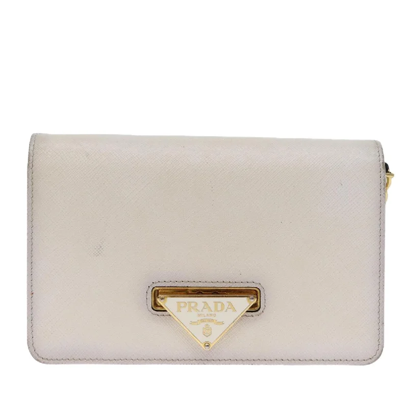Bags For Sporty And Athletic Styles Prada Saffiano  Leather Shoulder Bag (Pre-Owned)