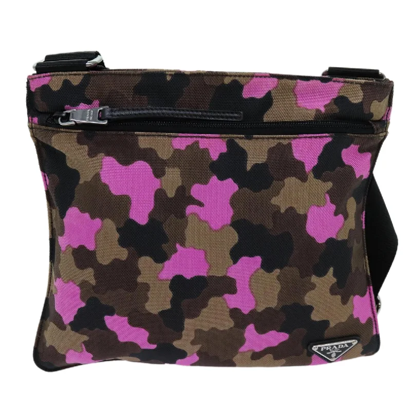 Stylish Bag For Women Prada Tessuto  Canvas Shoulder Bag (Pre-Owned)