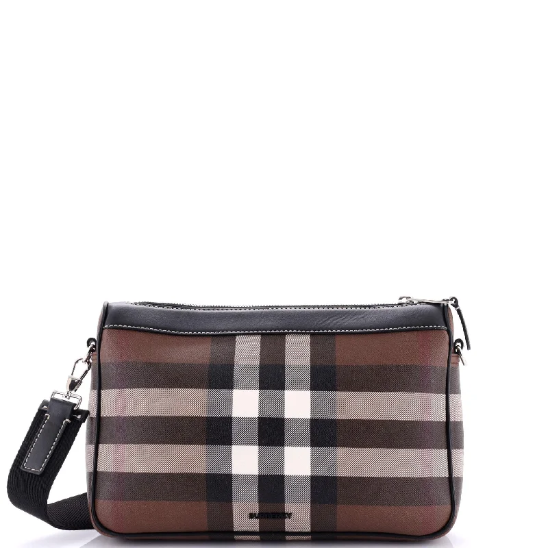 Bags With Tsa-Approved Features Rambler Messenger Bag Check E-Canvas