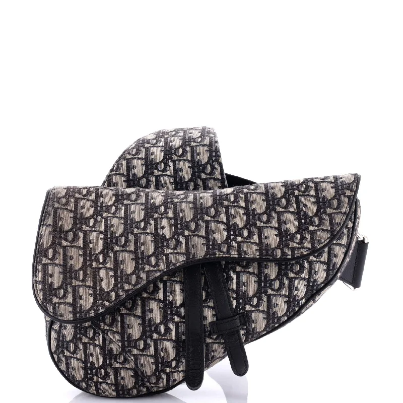 Handbag For Women Saddle Crossbody Bag Oblique Canvas