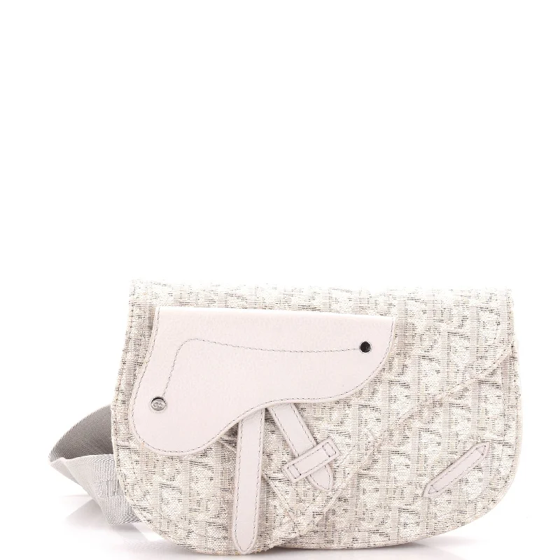 Discounted Designer Bags On Sale Saddle Messenger Pouch Oblique Canvas
