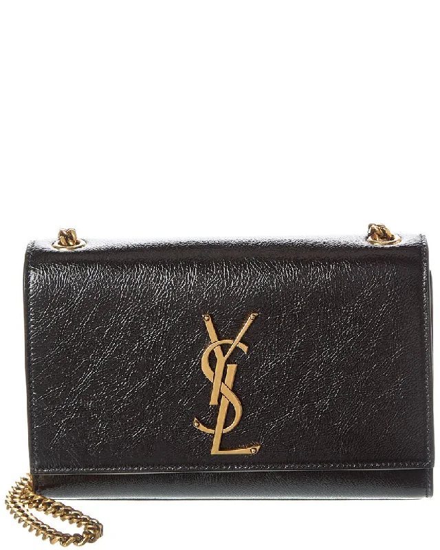 Luxury Bags On Sale Saint Laurent Kate Small Leather Shoulder Bag