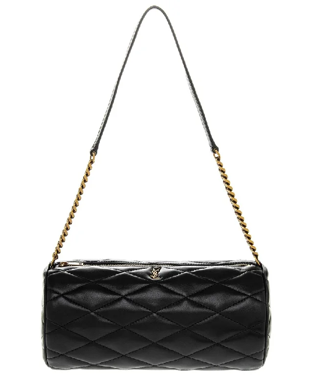 Bags For Outdoor Adventures Saint Laurent Sade Small Leather Tube Bag