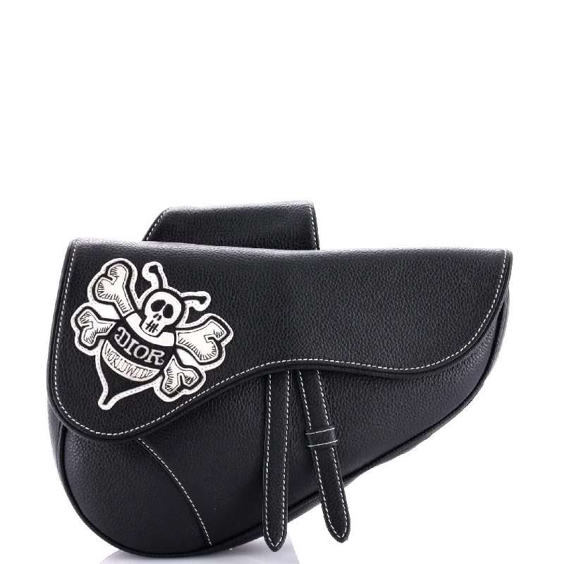 Lightweight And Affordable Bags Shawn Stussy Saddle Crossbody Bag Leather with Applique