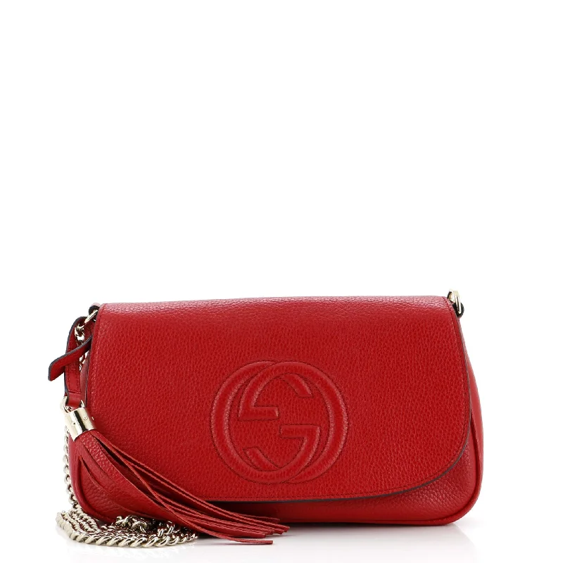 Limited-Time Offer On Trendy Bags Soho Chain Crossbody Bag Leather Medium