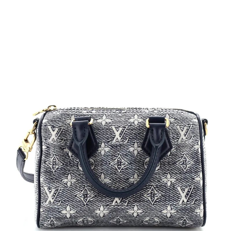 Bags For Free-Spirited And Artistic Styles Speedy Bandouliere Bag Monoglam Jacquard Canvas 20