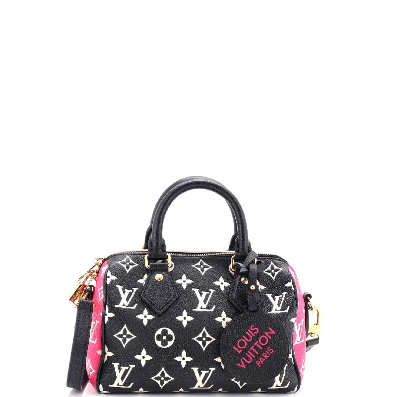 Tote Bag For Office Use Speedy Bandouliere Bag Spring in the City Monogram Empreinte Leather 20