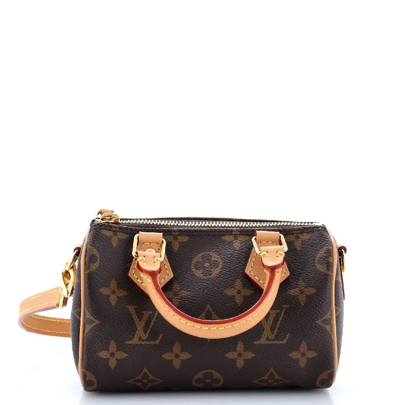 Bold Fashionistas Speedy Bandouliere NM Bag Monogram Canvas Nano