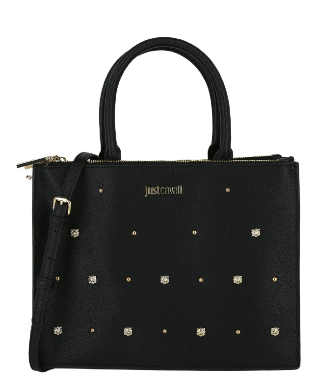 Lightweight And Affordable Bags Studded Shoulder Bag