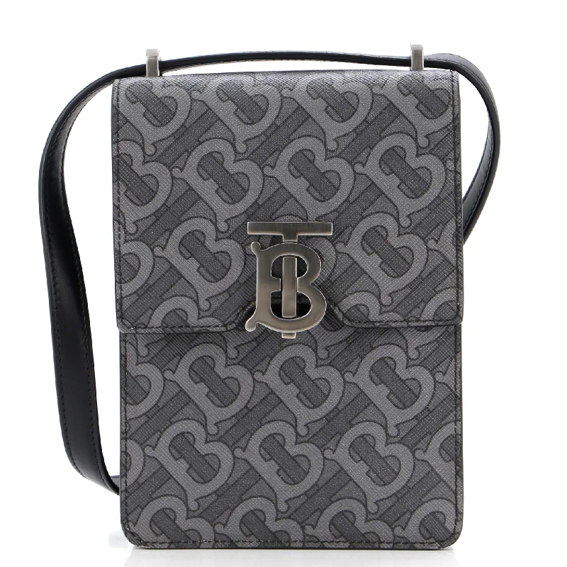 Trendy And Discounted Designer Handbags TB Robin Crossbody Pouch Monogram E-Canvas Mini