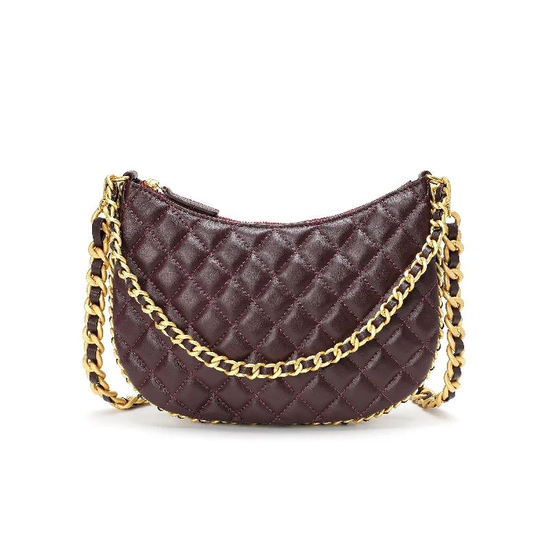 Stylish Bags For Fashion Bloggers Tiffany & Fred Quilted Sheepskin Leather Crossbody Bag