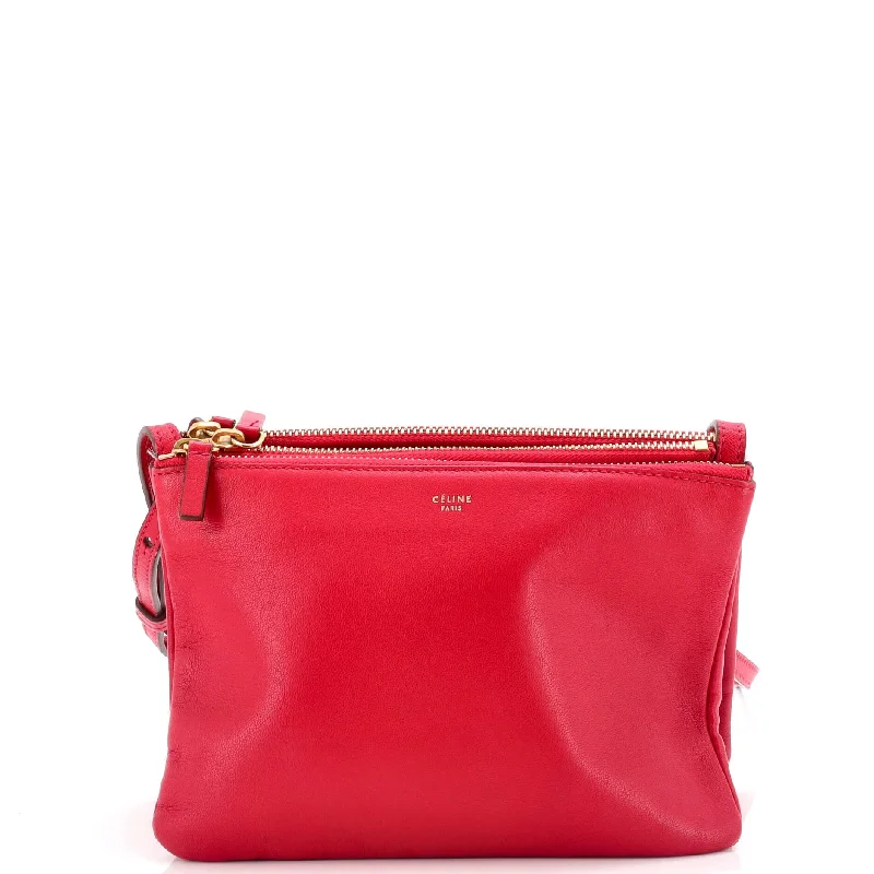 Limited-Time Offers On Trendy And Stylish Bags Trio Crossbody Bag Leather Small