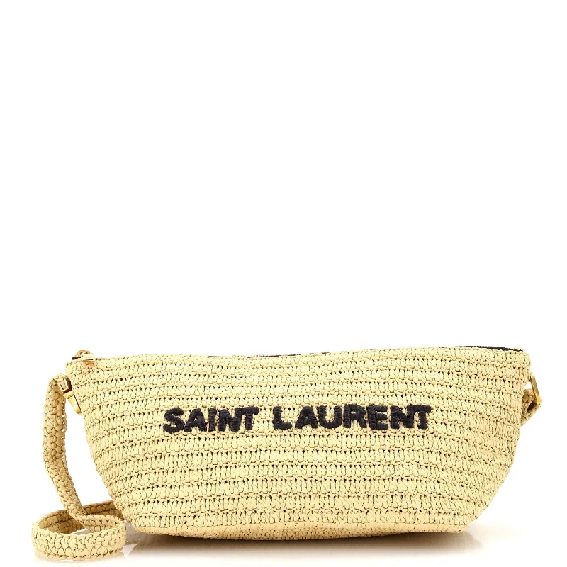 Affordable Bags Tuc Logo Crossbody Bag Woven Raffia