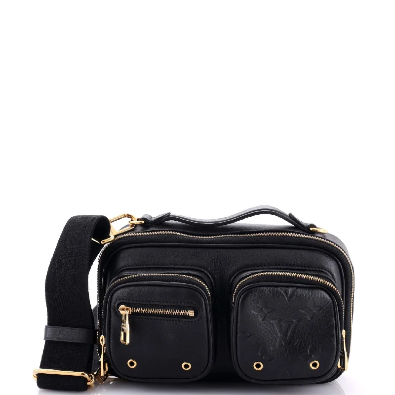 Limited-Time Offer On Trendy Bags Utility Crossbody Bag Calfskin with Embossed Monogram Detail