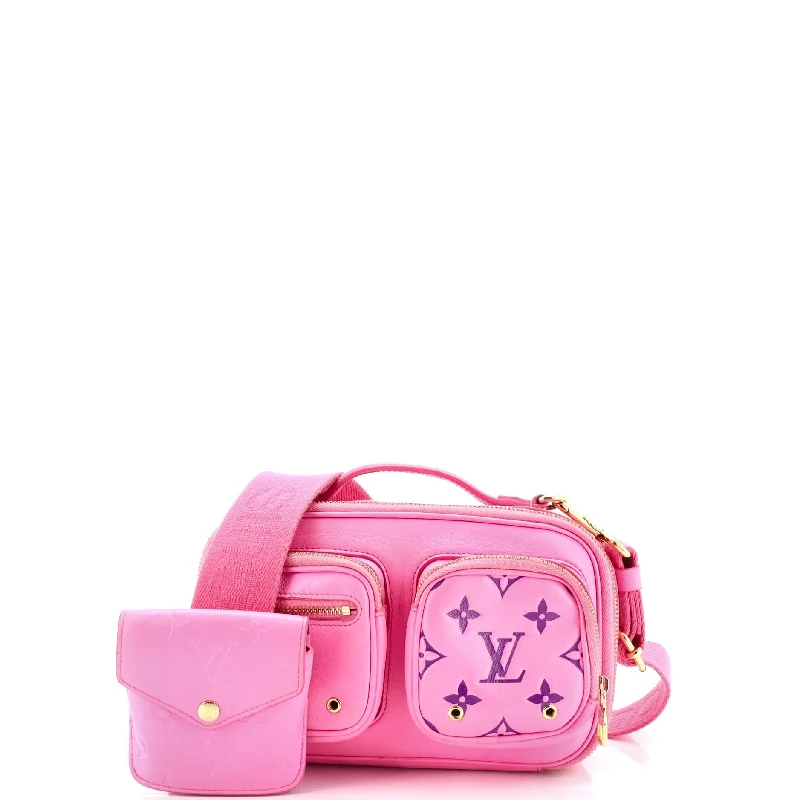 Tote Bag For Everyday Use Utility Crossbody Bag Calfskin with Embossed Monogram Detail