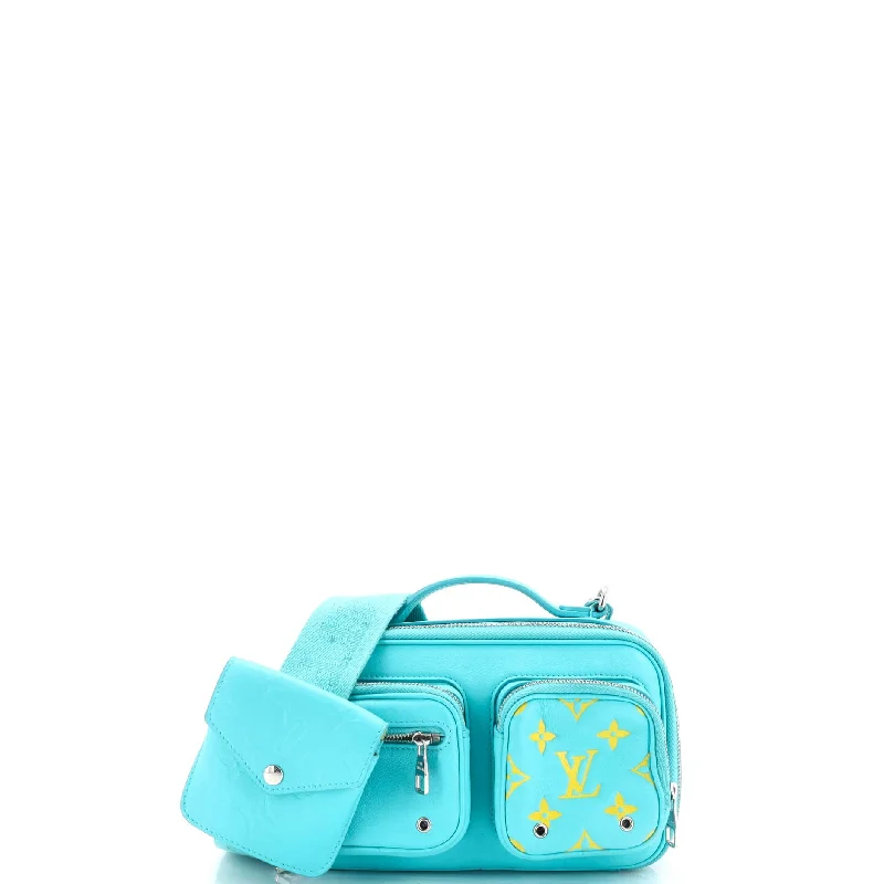 Clearance-Priced Bags Utility Crossbody Bag Calfskin with Embossed Monogram Detail