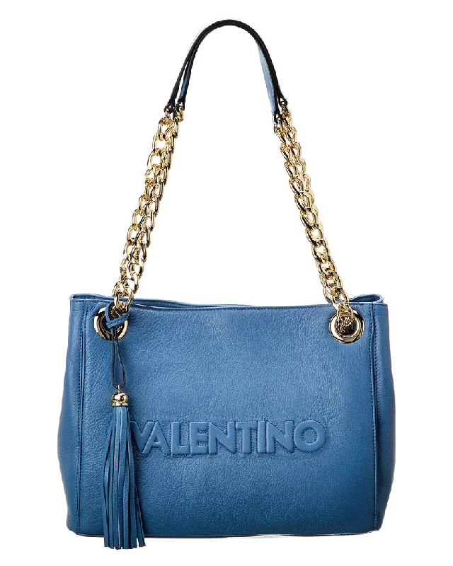 Evening Events Valentino by Mario Valentino Luisa Embossed Leather Shoulder Bag