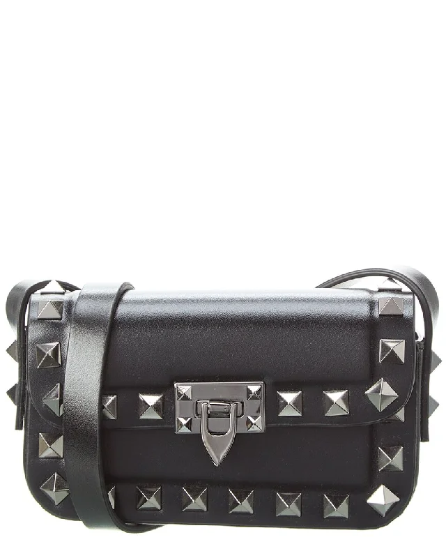 Everyday Bags For Work, School, Or Errands Valentino Rockstud Mini Leather Shoulder Bag