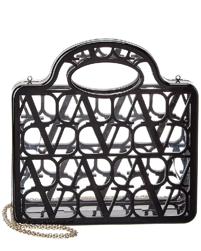 Sporty Bags For Active And Athletic Lifestyles Valentino VLogo Acrylic Shoulder Bag