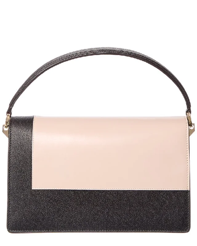 Festive Holiday Gift Bags Valextra Swing Medium Leather Shoulder Bag