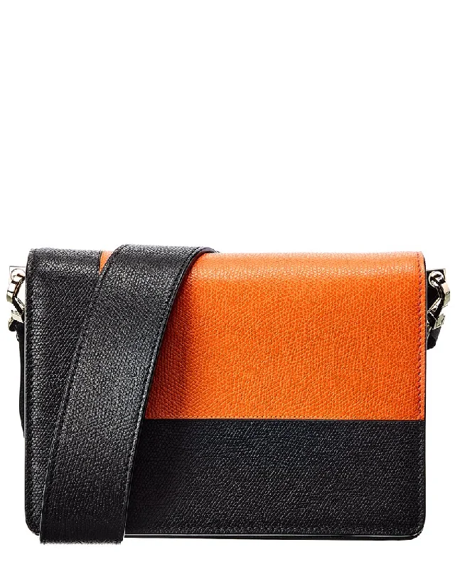Compact Bags For Minimalist Travelers Valextra Swing Small Leather Shoulder Bag