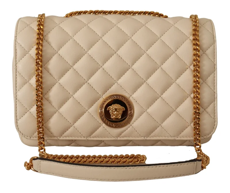 Flash Sale On Premium Bags Versace Elegant  Nappa Leather Shoulder Women's Bag